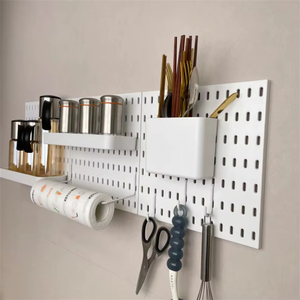 Étagère murale en <span class=keywords><strong>plastique</strong></span> pour l'organisation d'outils Installation sans trou pour la <span class=keywords><strong>cuisine</strong></span> - Product Image 6