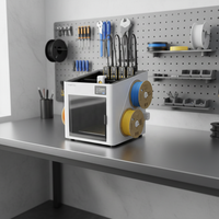 Imprimante 3D FDM Snapmaker U1 à grande vitesse d'impression (500 mm/s), grande taille d'impression (270 mm * 270 mm * 270 mm), quatre extrudeurs automatiques, multicolores