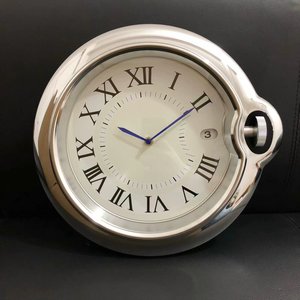 Luxury Quartz Analog Metal <b>Wall</b> <b>Clock</b> with Needle Display Radio Calendars for Living Room Home Decor-Contemporary <b>Design</b> - Product Image 2