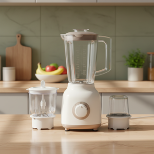 Nouveauté : Ensemble mixeur électrique pour smoothies et batteur sur socle, capacité de 1,6 L, 4 lames, 2 vitesses, usage domestique, style <span class=keywords><strong>KitchenAid</strong></span> - Product Image 3