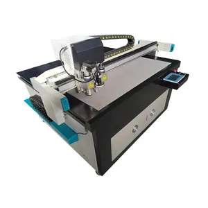 Fast speed recyclable card packaging corrugated cardboard box paper tube flatbed cnc cutter plotter with the driven rotary tool