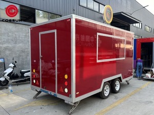 Remolque de Comida Móvil de Lujo Totalmente Equipado, Construcción de Acero Inoxidable y Aluminio, Compartimentos Aislados, Resistente a la Oxidación, para Tiendas de Comida y Barbacoa - Product Image 2