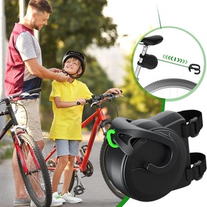 Corde de remorquage pour vélo, 12cm x 11cm x 5cm, matériau ABS noir, pour utilisation en famille lors du cyclisme - Product Image 2