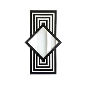 Modern MDF <b>Wall</b> <b>Mirror</b> Decorative Hanging Frame for Living Room Bedroom Bathroom Home Interior <b>Wall</b> Decoration Accent - Product Image 1