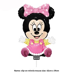 Ballon en aluminium à clipser avec poignée, motif dessin animé, article de stand de marché nocturne, cadeau de la Fête des Enfants, jouet gonflable pour l'école - Product Image 4