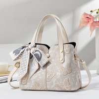 Sac à main pour femme de style chinois moderne, design de niche haut de gamme, sac bandoulière polyvalent décontracté, forme carrée, en polyester