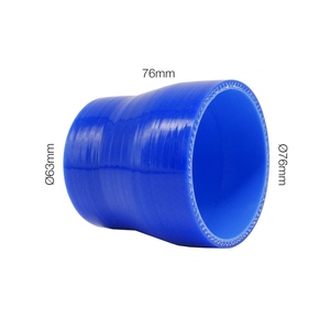 Tubi Flessibili Riduttori Diritti Blu Manitor per Refrigerante, Diametro Interno 63-76mm, Lunghezza 76mm - Product Image 1