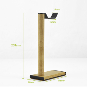 SAMDI Oak <span class=keywords><strong>Support</strong></span> pour <span class=keywords><strong>casque</strong></span> Présentoir Stockage en bois pour une expérience <span class=keywords><strong>audio</strong></span> améliorée - Product Image 5