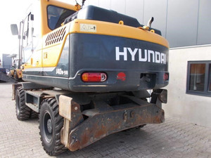 Mini excavadora de rueda usada, 130W, 130W, muy barata, en venta en shanghai - Product Image 4