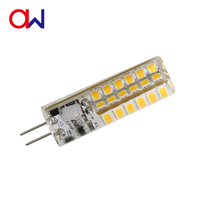 Ampoule LED G4 Haute Luminosité 3W 12V AC/DC Dimmable Lumières de Maïs en Silicone Tube LED