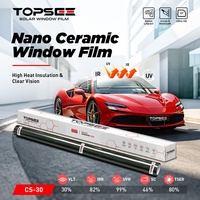 Film Keramik Nano Warna Asli Seri CS Profesional, Insulasi Panas Tinggi, Film Kontrol Surya Otomotif Terjangkau
