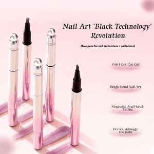 Stylos <span class=keywords><strong>de</strong></span> Nail Art Magnétiques UV Effet Œil <span class=keywords><strong>de</strong></span> Chat Multicolores OEM – Stylo <span class=keywords><strong>de</strong></span> Dessin pour Ongles Tendance pour Peinture DIY - Product Image 1