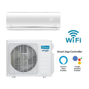 Mini Split sin Ductos para Clima Frío, Bomba <span class=keywords><strong>de</strong></span> <span class=keywords><strong>Calor</strong></span> con Temperatura <span class=keywords><strong>de</strong></span> -4 ° F (-20 ° C) Calefacción ambiental baja y aletas doradas anticorrosivas - Product Image 3