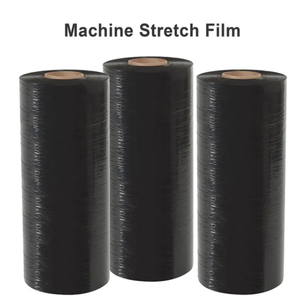 ฟิล์มยืดสีดำ LLDPE สีดำขนาด50ซม. * 300ม. * บรรจุภัณฑ์พลาสติกแบบอ่อนสำหรับใช้ในอุตสาหกรรมการพ่นสีและทางเคมี20mic - Product Image 2