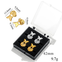 Attache d'oreille magique la moins chère pour boucles d'oreilles lourdes et tombantes R.GEM. 2 paires de rehausseurs d'oreilles confortables en acier inoxydable