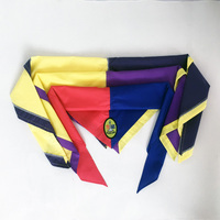 Foulard triangulaire de haute qualité en polyester et coton, personnalisé avec logo, pour scouts, activités de plein air et camps d'été