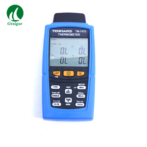Termómetro Digital TM-747D, Registra 4 Canales de Tipo K/J/T/E/R/S/N, Interfaz para PC - Product Image 1