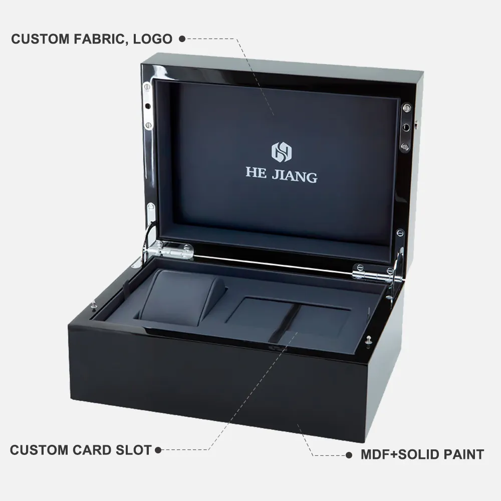 OEM/ODM Factory Luxus Pu Leder uhr Verpackung Uhr Organizer Box Benutzer definierte Marke Uhren boxen Gehäuse Benutzer definiertes Logo