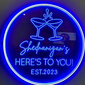 Borracho de amor Letrero de neón Personalizado Boda Led Luz Decoración Hogar Decoración de pared Compromiso Personal - Product Image 3