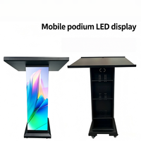 Écran LED de podium P1.86 P2.5 tout-en-un vertical pour conférences, scènes et événements