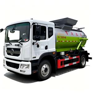 รถบรรทุกขยะครัวเรือน Dongfeng Duolika จากโรงงานโดยตรง ขนาด 5-8 คิว รถเก็บขยะมาตรฐานยูโร 5 - Product Image 1