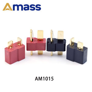 Connettore per Batteria T-Plug Amass AM-1015E Maschio/Femmina di Alta Qualità, Antiscivolo, per Alimentazione RC Lipo 25A 500V - Product Image 4