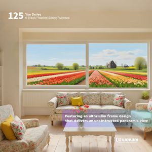 Tùy chỉnh toàn cảnh cách nhiệt nhôm cửa sổ trượt kính lớn năng lượng hiệu quả cửa sổ tùy chỉnh - Product Image 4