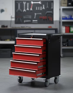 Chariot à outils à 7 tiroirs avec ensemble d'outils en mousse EVA de 273 pièces, armoire de rangement d'outils robuste pour <span class=keywords><strong>garage</strong></span>, atelier de mécanique, réparation automobile à domicile - Product Image 6