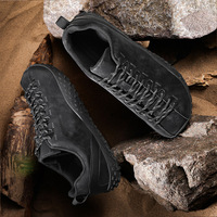 Chaussures de randonnée unisexes, couleur contrastée, lacets épais, bout large, semelle profonde, antidérapantes, légères, baskets de marche en plein air, OEM ODM en gros