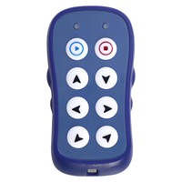 Télécommande radio sans fil industrielle NIMI-6S à 6 boutons, réponse rapide, étanche IP65, pour palan, grue, treuil, portée de 225 m