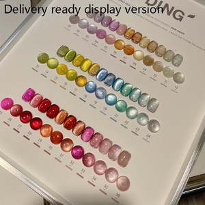 Colle UV haut de gamme pour nail art, design œil de chat spécial, qualité professionnelle, couleur uniforme, vernis à ongles avec base gel pour vernis à ongles en gel - Product Image 1