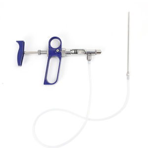 Injecteur automatique de vaccin de 2ml pour animaux Seringue à répétition de dose réglable pour le bétail - Product Image 1