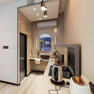Cápsula espacial de lujo Habitación de cápsula de hotel Casa <span class=keywords><strong>modular</strong></span> prefabricada Casas prefabricadas Contenedor de envío Casas Cápsula espacial - Product Image 3