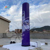 BOYAN affichage totem gonflable colonne de lumière de poteau gonflable extérieur bonne qualité publicité gonflables lampe à LED