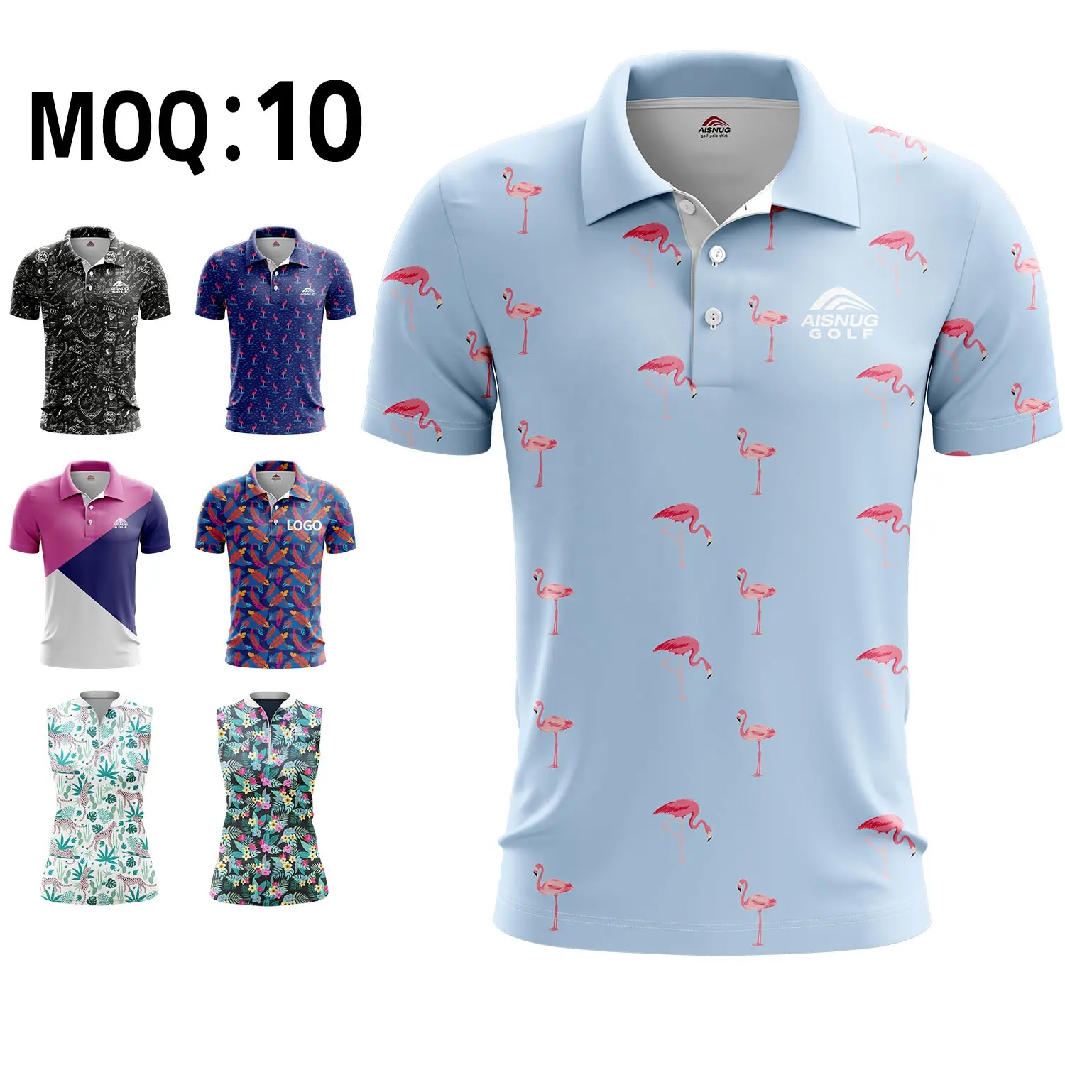 Nieuwste Ontwerp Gesublimeerd Custom Print Mannen Polo Shirt Met Custom Logo