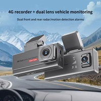 Caméra embarquée GPS Sentinel Mini couleur 6MP double 1920x1080P avec connectivité 4G et stockage MicroSD pour surveillance automobile