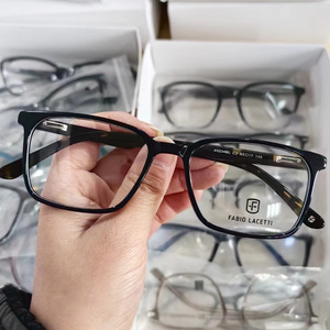 Vente en gros de montures carrées en acétate pour hommes, assortiment de montures optiques en acétate - Product Image 1