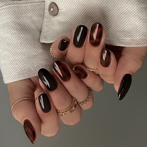 <span class=keywords><strong>Uñas</strong></span> Postizas al por Mayor, 24 Piezas, Almendradas, Cuadradas, Stiletto, Coffin, Francesas, Ojo <span class=keywords><strong>de</strong></span> Gato, Flor 3D, Reutilizables, con Logo Personalizado - Product Image 5