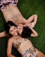 MLY 2025 Bikinis para chicas jóvenes Proveedores de ropa de playa Ropa de baño sexy Traje de baño para parejas