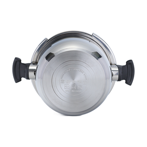 <span class=keywords><strong>Olla</strong></span> a Presión Rotatoria de Acero Inoxidable de 22 CM y <span class=keywords><strong>6</strong></span> <span class=keywords><strong>Litros</strong></span>, Antiexplosión, Multifuncional, para Cocina, Apta para Diversos Tipos de Estufas - Product Image 4