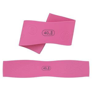 Ensemble de 4 bandes élastiques rose et violet pour le yoga, la musculation des jambes, la relaxation et la perte de poids - Product Image 3