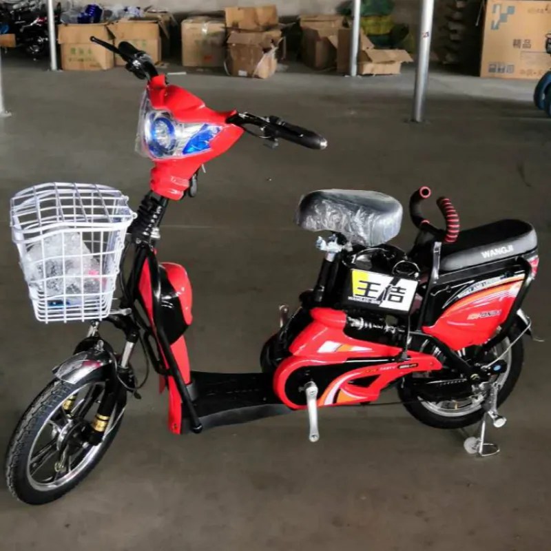 Bicicleta elétrica de longa distância 350w, partilhamento de entrega de alimentos para senhoras