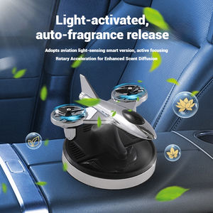 2026 Lujo Ambientador de Aromaterapia de Aceites Esenciales para Coche y Avión, de Doble Diseño, de Metal Sólido, con Energía Solar, de Larga Duración - Product Image 3