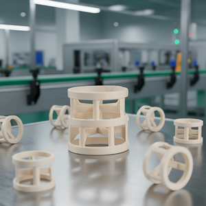 Anneau en plastique Pall 50 mm 76 mm Matériau PPH Utilisation industrielle Certifié ISO9001 Moulage par injection - Product Image 1