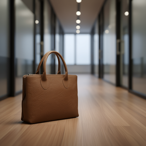 Maletín de Cuero Genuino Fana Marbella, Color Avellana, para Hombre, de Lujo, Suave, con Cierre de Solapa - Product Image 2