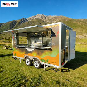 Cuisine BBQ complète DOT CE Square pour fumoir, grill, pizza, glaces, remorque de restauration rapide en plein air - Product Image 3