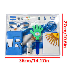 مجموعة مشجعي كأس العالم لكرة القدم <span class=keywords><strong>2026</strong></span> بالجملة، تتضمن أعلام ونظارات وأغطية وجه ملونة للتشجيع في الحفلات - Product Image 2
