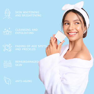 Tùy Chỉnh Hand Made Xà Phòng Tự Nhiên Glutathione Đốm Tối Tẩy Trắng Xà Phòng Hữu Cơ Kojic Axit Làm Trắng Gluta Tắm Xà Phòng - Product Image 4