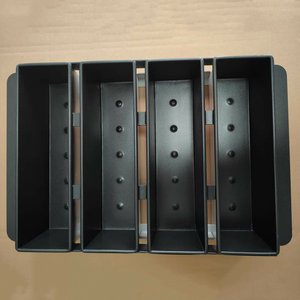 रोटी कारखाने के लिए 4 पट्टियाँ वाणिज्यिक सैंडविच लोफ पैन/बेकरी पैन/बेकरी पैन - Product Image 3