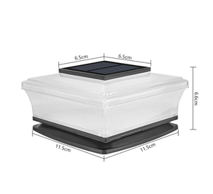 Lampe à pilier LED solaire moderne pour extérieur, étanche, pour clôture <span class=keywords><strong>de</strong></span> jardin, poteau <span class=keywords><strong>de</strong></span> villa, éclairage <span class=keywords><strong>de</strong></span> cour - Product Image 2